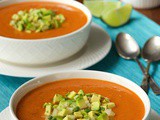 Southwestern Tomato and Roasted Red Pepper Soup