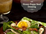 Spinach Salad w/ Honey-Poppy Seed Dressing