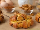 Twirly-Swirly Pecan Cinnamon Brioche Rolls and a really Fun Technique