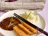 Katsu curry with panko tofu