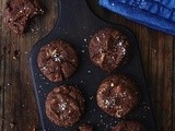 Dark Chocolate Chip Cookies with Peanut Butter & Sea Salt (Gluten-Free)
