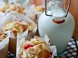 Cherry Almond Muffins..bbc gf oct 2013 and Happy Children's Day