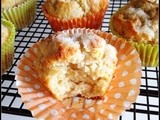 Orange-Cardamom Rhubarb Muffins