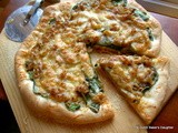 Sweet Heat Caramelized Onion and Spinach Pizza
