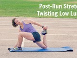 Post-Run Stretch: Twisting low Lunge Variation