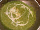 Baked Rigatoni with an asparagus cream sauce