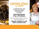 Jeff Michaud at mgfd with ‘Eating Italy’