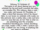 Celebrate It! Link Party#