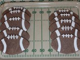 Chocolate Football Cookies/ # SundaySupper