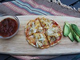 Easy Tortilla Pizza / FromOurDinnerTable
