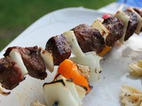 Grilled Beef Skewers / #SundaySupper