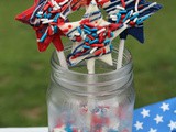 Red, White and Blue Shooting Stars / #SundaySupper