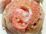 In the Pink: Marshmallow Cream Sweet Rolls & Pink Limoncello Drizzle