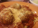 The Meatball Madness Continues… | Mozzarella Stuffed Meatballs in Cabernet Marinara