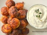 Herb Lamb Meatballs with Yogurt Dip