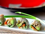 Vietnamese Rice Rolls with Lemongrass Chicken