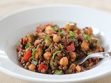 Chickpea and Lentil Salad with Sun-Dried Tomato Vinaigrette