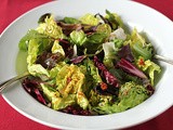 Christmas Salad with Red and Green Vinaigrette