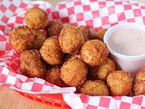 Fried Cheese Balls with Chili Mayonnaise