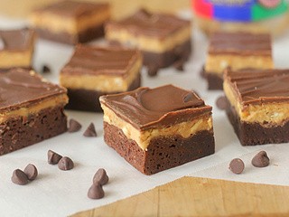 Peanut Butter and Fudge Brownies plus Other Game Day Treats