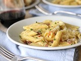Penne with Pancetta and Parisienne cream