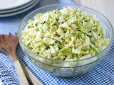 Tangy Apple-Cabbage Slaw with Blue Cheese