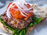 A First for Spring [Umami Burgers with Juicy Roasted Tomatoes]