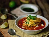 Cinco de Mayo & Mexican Cuisine [Sopa Azteca with Cilantro Pesto]