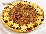 Berry Apple Crumble Pie
