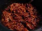 Bbq Pork Sandwiches and Chicken Soup with Noodles and Rice make for a Great At Home Buffet