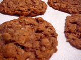 Oatmeal Cookies Chocked full of Walnuts, Raisins, Dates, and Spices