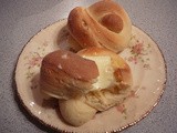 Orange Bow Knot Rolls (Yeast Rolls Softly Perfumed and Flavored with Orange!!)