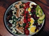  Our House  Cobb Salad and Vinaigrette with Fresh Chives