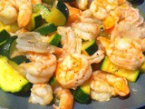 Spicy Shrimp and Zucchini Dinner for Two in 6 Minutes
