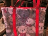 The  Little Baby Bear Bag   is just too cute for words!  And here is how to make, a tutorial