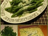 Beans with Parsley Sauce