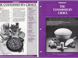 Cookbook Reviews...The Connoisseur's Choice Newsletters