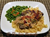 Creamy Liver and Noodles