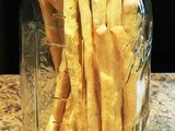 Crunchy Cheese Bread Sticks