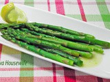 From the Garden...Asparagus with Lemon Butter