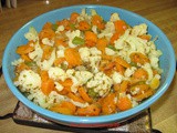 From the Garden...Cauliflower with Carrots
