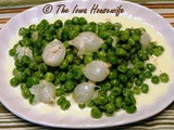 From the Garden...Green Peas and Pearl Onions