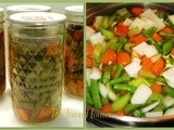 Home Canned Soup Vegetables