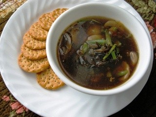 Wild Rice and Mushroom Soup