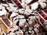 Chocolate Crinkle Cake Mix Cookies