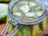 Fresh Cucumber Pickles {a.k.a. Refrigerator Pickles}