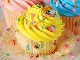 Funfetti Happy Birthday Cupcakes