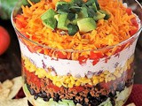 Layered Taco Salad {For a Crowd or Family Taco Night!}