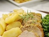 Maple-Fried Apples & Maple-Mustard Pork Tenderloin
