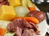 New England Boiled Dinner {aka ~ Corned Beef & Cabbage}